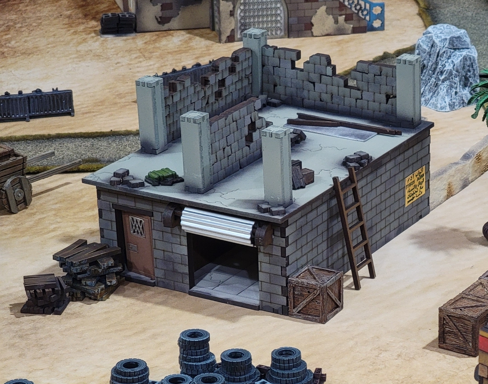佐伯泰典作　「buildings」type.B midnight ver. Review: Black Site Studios Warzone Arabia Buildings – Small Scale